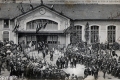 01 Inauguration du nouvel hotel de ville  8 juillet 1906 arrivée du ministre 2